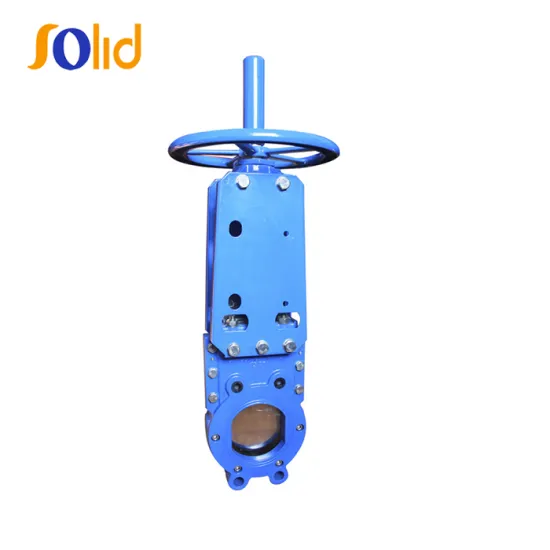 Cast Iron Rising Stem Wafer Knife Gate Valve, PN10/16