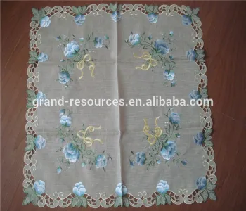 Organza embroidery overlay