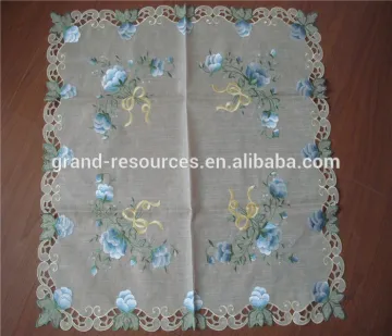 Organza embroidery overlay