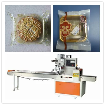 Baked pastry bread flow packaging machine