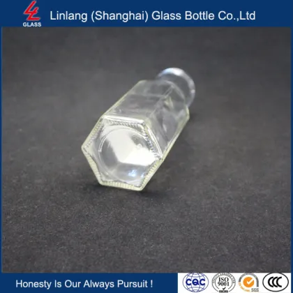 16OZ Clear Woozy French Square sauce Bottle