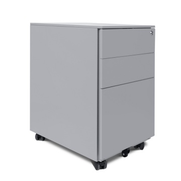 Mobile Pedestal Office Filing Cabinet with 3 Drawers