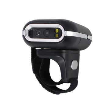 Mini anello di scanner wireless portatile bluetooth per libri e inventario del magazzino