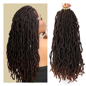 Factory supplies Sister Nu faux Locs Synthetic Braiding Hair Crochet Braids African Roots Braid Collection Nu faux Locs Hair