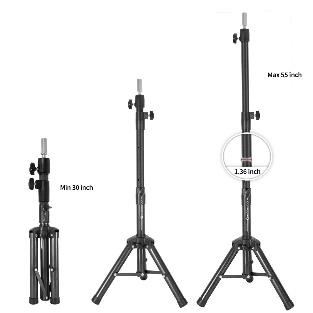 Black Wig Tripod With Tray 3