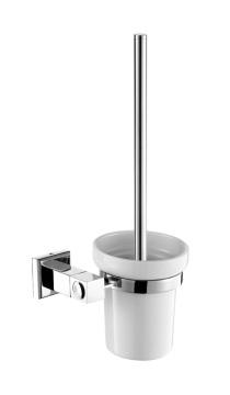 Toilet brush with ceramic holder for bathroom 92010-2