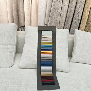 Tissu en lin texturé doux pour meubles