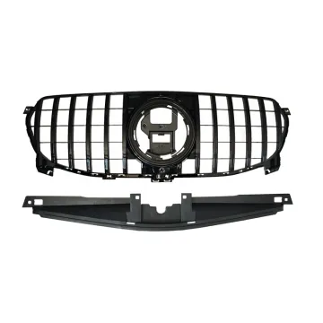 Black Chrome Front Mesh Grill for Mercedes-Benz W167 (GLE580/GLE350/GLE450) 2020-2023 GT Grille