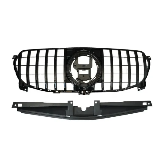 Black Chrome Front Mesh Grill for Mercedes-Benz W167 (GLE580/GLE350/GLE450) 2020-2023 GT Grille