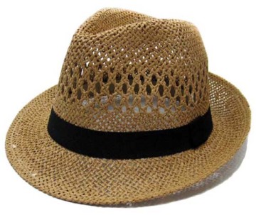Ladies Summer Polyester Straw Hat