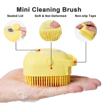 Reusable Bath Brush with Soap Dispenser