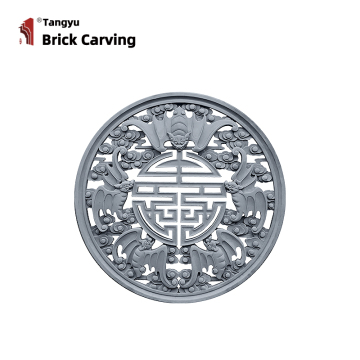 Circular five blessings holding longevity hollow out window