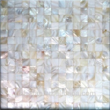 Seamless Mother of pearl shell mosaic