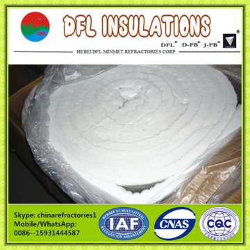 insulation ceramic fiber blanket for high heat oven