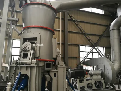 China 80tph Limestone Slag Coal Industry Cement Rutile Graphite Wollastonite Powder Vertical Mill Machine