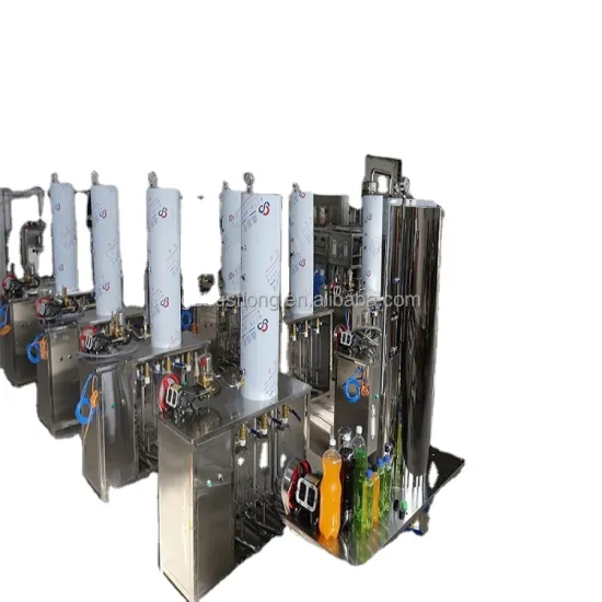 2-in-1 Glass Soda Water Carbonated Beverage Mixer with Filling Machine