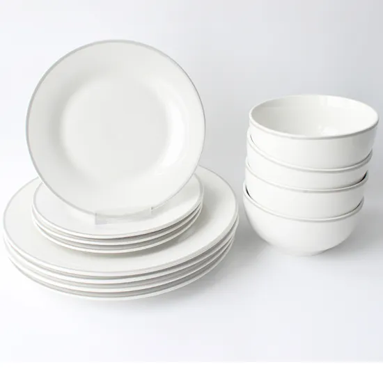porcelain noodle bowl white dishes ceramic restaurant plate