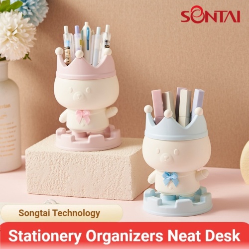 Hộp đựng bút hình vương miện thanh lịch