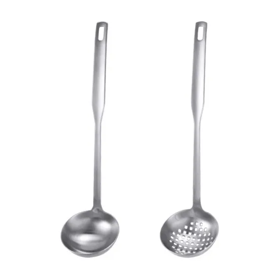 Hot-Sale 2Pcs Heat-Resistant Soup Spoon & Colander Ladle - Kitchenware