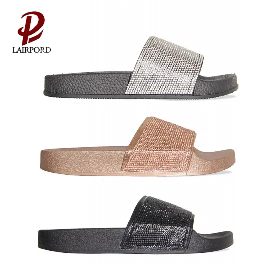 latest design flat sliders slippers for women