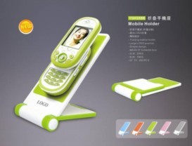 Foldable USB Mobile Phone holder with 1 USB hub