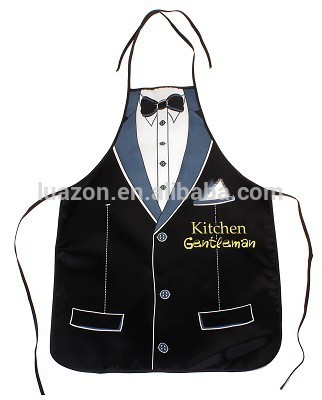 Textile kitchen apron cooking \"Kitchen Gentleman\" apron