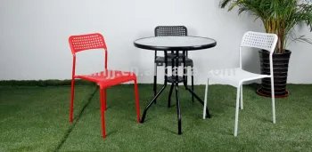 hot sale!!! pp back , iron tube, simple dinning chair, model 1533