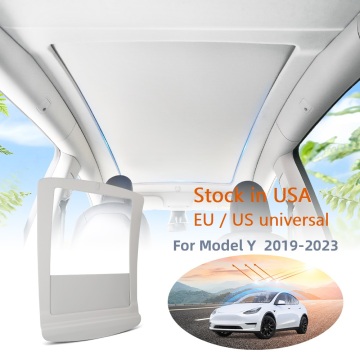 2019-2023 Tesla Model Y Electric Glass Roof UV Protection Retractable Sunshade