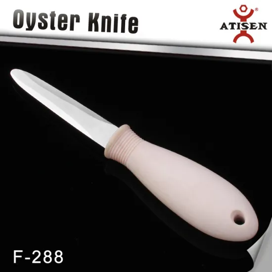 New Oyster Knife Seafood Tool Thickening Black Stainless Steel Raw Shell Knife Hard Clams Ark Shell And Other Shellfish