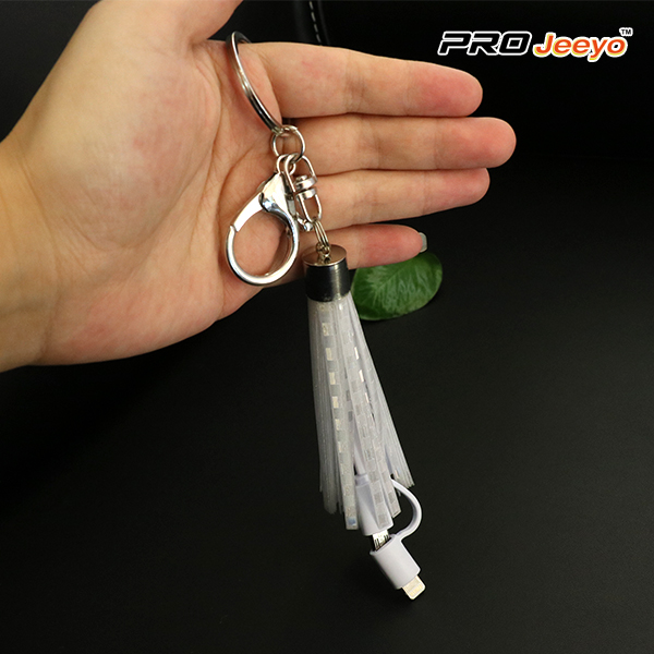 Reflective Usb Charging Cable Connector Keyring Rk Usb001w