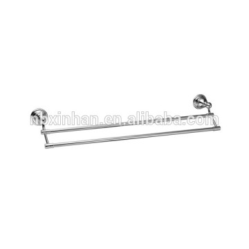 New elegant design wall mounting bathroom zinc alloy towel bar with polished chrome