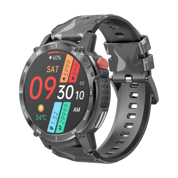2023アウトドアメンズフィットネスウォッチ：400x400 HDフルスクリーン、4Gメモリ、ローカルミュージック、スマート機能 - モデルC22
