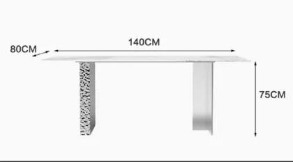 Nordic Luxury Natural Stone Dining Set - Elegant Home Furnishing