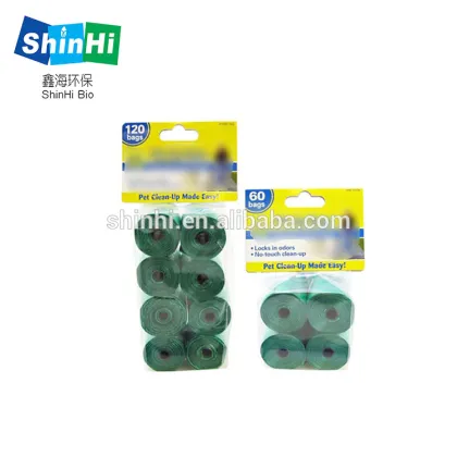 Biodegradable Compostable Friendly Pet Dog Waste Bags