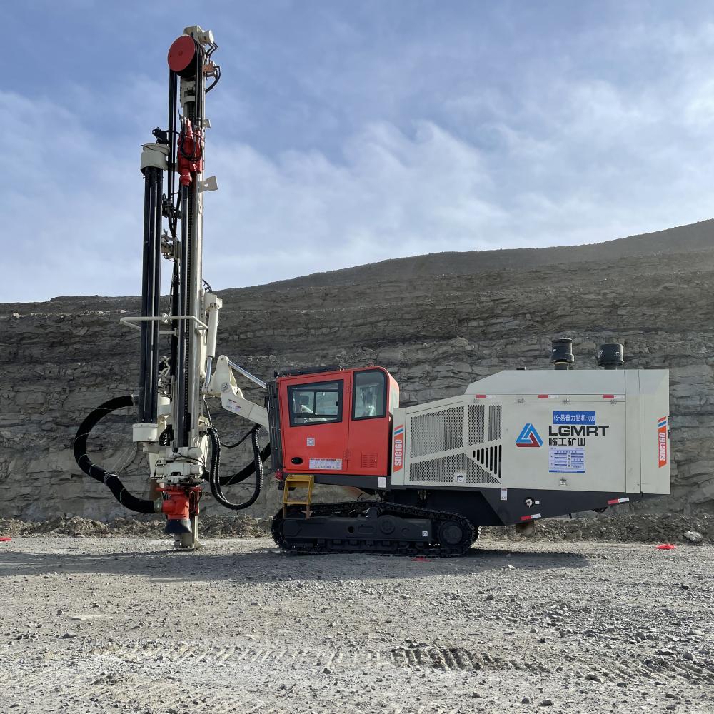 Down hole drill rig for open use