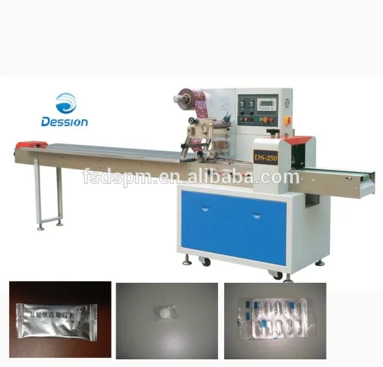 Semi-automatic plastic bag capsule medicine packing machine