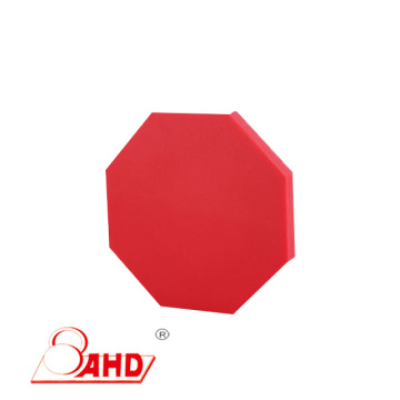 Feuille de plastique PEHD / polyéthylène texturé rouge