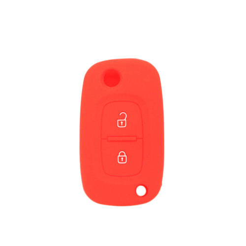 Embossed silicon Renault car key cover