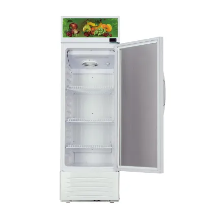 256L LED Display Single Door Showcase for Pepsi Beverage Cooler from Chinese Manufacturer