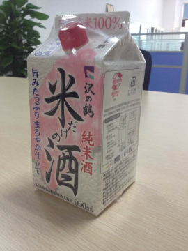 Rice Wine Gable Top Carton Filling Machine