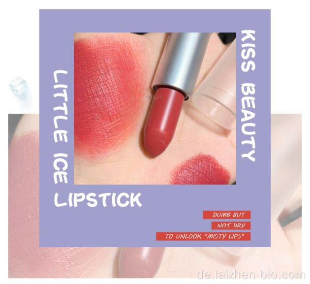 Kundenspezifischer Lippenstift matt langlebiger wasserfester Lippenstift