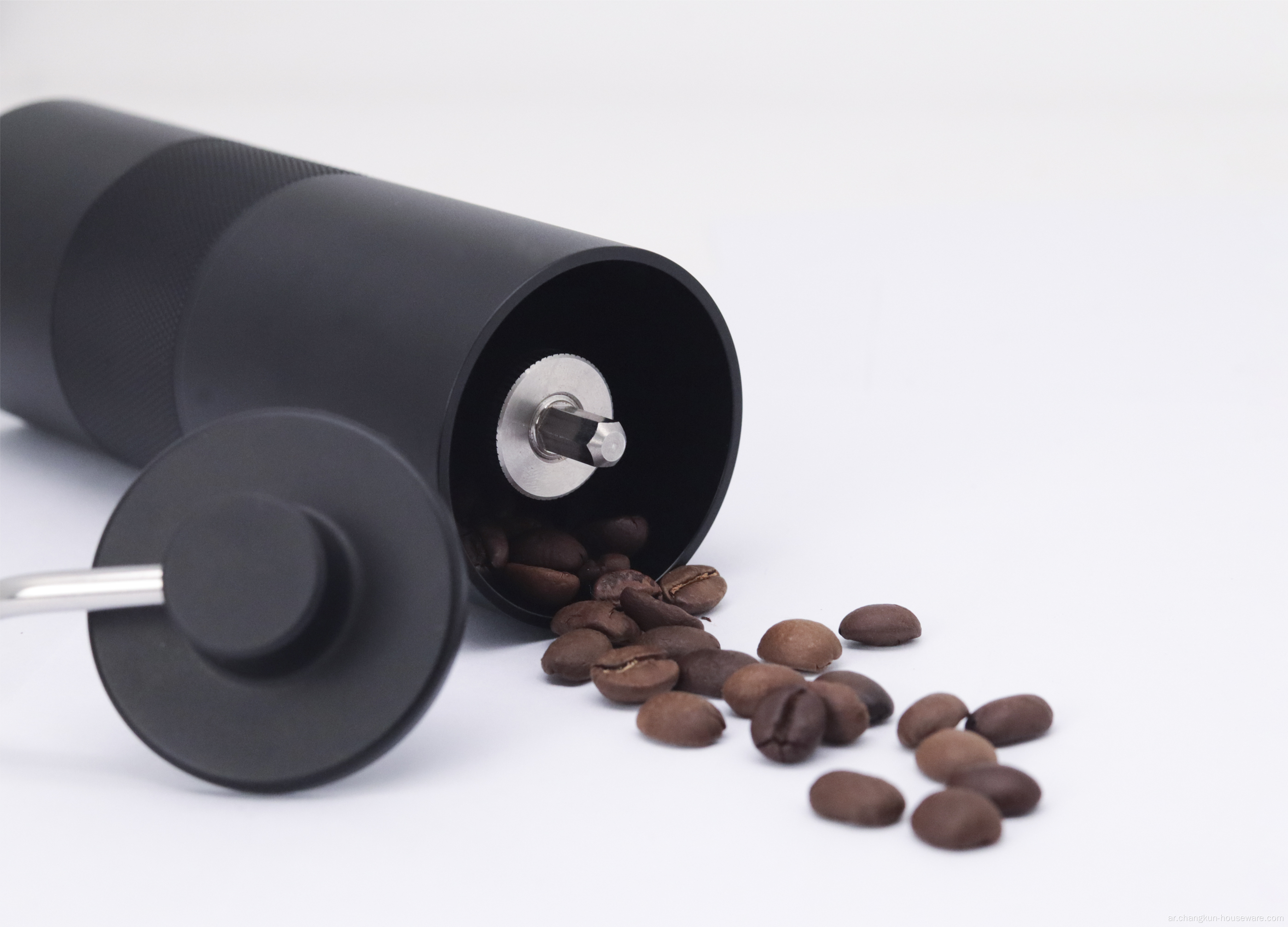 مطحنة قهوة يدوية من الفولاذ المقاوم للصدأ 304
