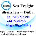 Shenzhen Sea Freight Logistics to Dubai