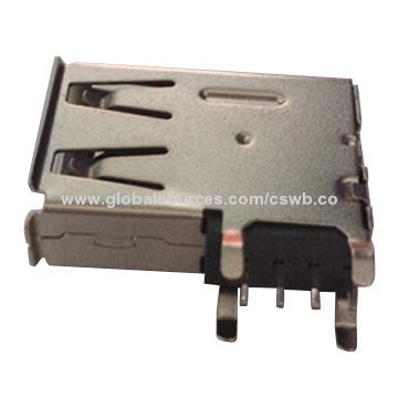 Socket USB A Type Female Side SMT