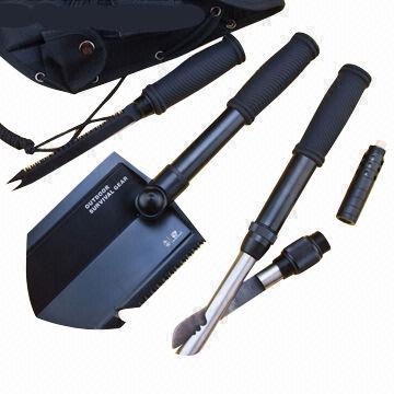 Multiple Shovels with Silicone Handle, Stainless Steel Material
