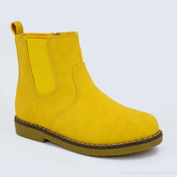 Fashion thick sole Pu rubber Martin boots