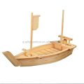 Barca in bambù biodegradabile al cibo/sushi in legno