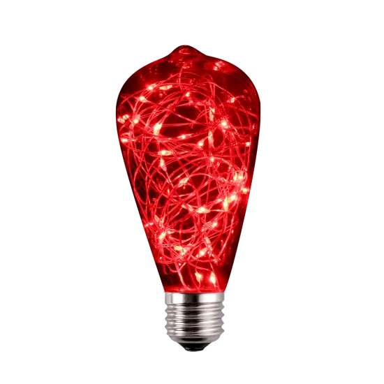 ST64 LED Copper Wire Decorative Bulb