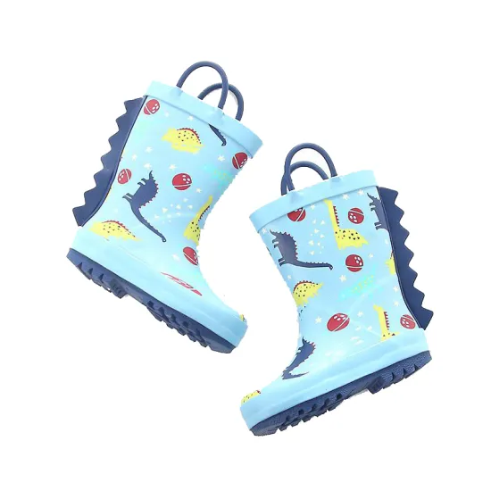 Cute Printing Waterproof Rubber Rain Boots for Children