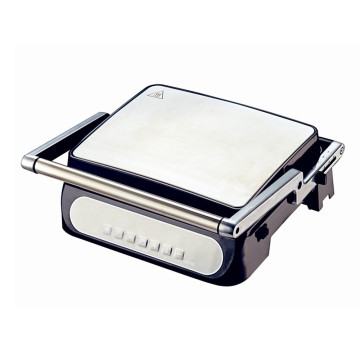 Electric Indoor BBQ Grill: Non-Stick Coated Plates for Convenient Cooking